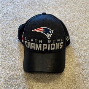 New Era Super Bowl Champions Cap - Gray with Black leather Brim
